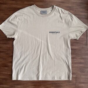 Essentials Fear of God tan cotton t-shirt - NWOT